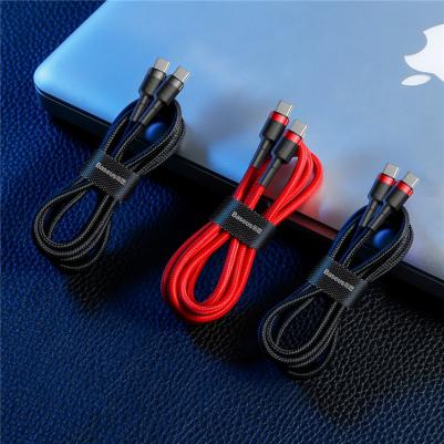 Кабель Cafule Series Type-C 1m Red/Black/Black – фото 5