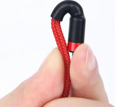 Кабель Cafule Type-C 1m Red/Black/Red – фото 1