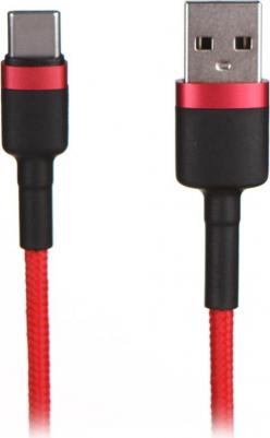 Кабель Cafule Type-C 3A 1m Red CATKLF-B09 – фото 1