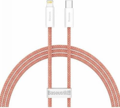 Кабель для передачи данных / быстрой зарядки / Dynamic Series Fast Charging Data Cable Type-C to iP 20W 1m Orange CALD000007