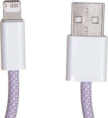 Кабель для передачи данных / быстрой зарядки / Dynamic Series Fast Charging Data Cable USB to Lightning 2.4A 1m Purple CALD000405 – фото 1