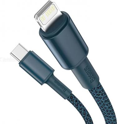 Кабель High Density Braided Type-C - Lightning PD 20W 1м Синий CATLGD-03 – фото 5