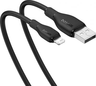 Кабель интерфейсный P10355700111-01 Pudding Series Fast Charging USB to Lightning 2.4A 2m Cluster Black (передача данных: 480 Мбит/с, поддержка – фото 1
