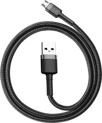 Кабель microUSB 0.5m Grey/Black/Black – фото 7