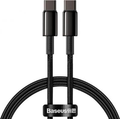 Кабель Tungsten Gold Fast Charging Cable USB Type-C - USB Type-C 100W 1 м, Черный – фото 7