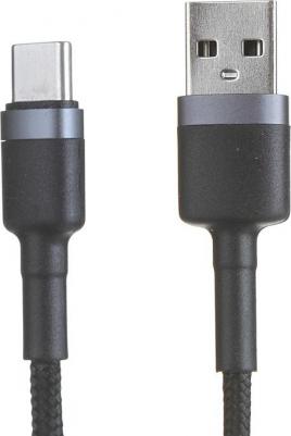 Кабель Type-C 2m Grey/Black/Black – фото 3