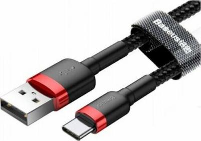 Кабель Type-C 2m Red/Black/Black – фото 1