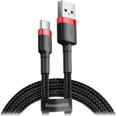 Кабель Type-C 2m Red/Black/Black – фото 6