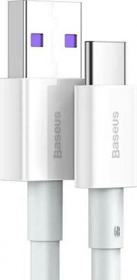Кабель USB на Type-C 66Вт 1м Superior, белый – фото 3
