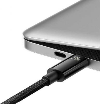 Кабель USB Type-C 240W, 1 метр, графитовый черный – фото 2
