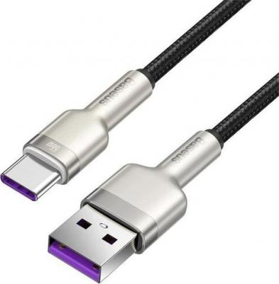 Кабель usb type-c - usb 1 м черный