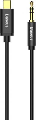 Кабель Yiven Type-C male To 3.5 male Audio Cable M01 Black – фото 1
