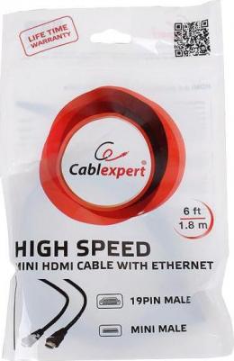 Кабель аудио-видео HDMI (m)/HDMI (m) 1.8м. феррит.кольца позолоч.конт. красный – фото 1