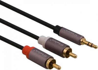 Кабель Jack 3,5 mm - 2xRCA, вилка - вилка, 5.0 м., стерео,,BW2015 – фото 1