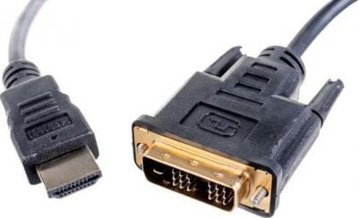 Expert Кабель HDMI-DVI-D 19M 19M, single link, экран, позолоченные контакты, 1.8м, черный BXP-CC-HDMI-DVI-018 – фото 4
