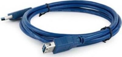 Expert Кабель удлинительный USB 3.0 AM AF, 1.8m, позолоченные контакты, синий BXP-CCP-USB3-AMAF-6 – фото 2
