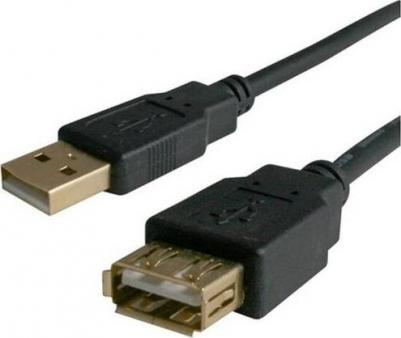 Кабель удлинительный USB 2.0 A-A, 1.8м, черный [BXP-CCP-USB2-AMAF-018] – фото 5