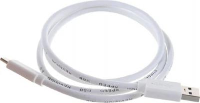 Кабель USB Type-C (m)-USB 3.0(Am), экранированный, 1м, белый