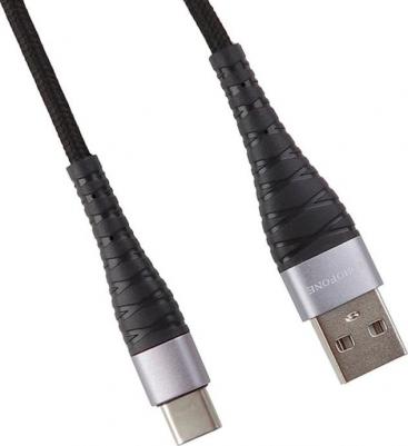 Кабель BX32 Munificent USB - Type-C черный, 1 м – фото 1