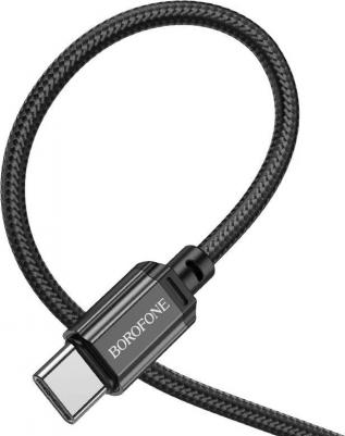 Кабель BX87 Type-C to Type-C 1M. Черный. Гарантия 3 месяца – фото 2