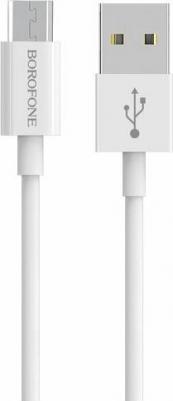 Кабель micro usb - usb BX22 1 м белый – фото 2