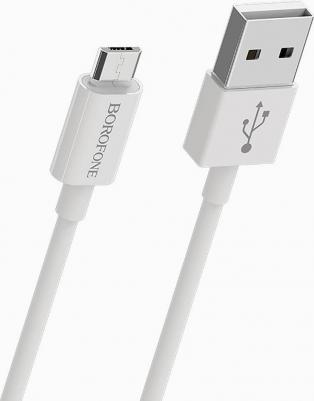 Кабель micro usb - usb BX22 1 м белый – фото 3