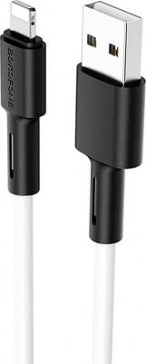 Кабель USB 2.0 A (m) - Lightning (m) 1м BX31 Silicone - Белый – фото 5