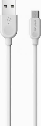 Кабель USB 2.0 A (m) - micro USB 2.0 B (m) 1м BX14 LinkJet - Белый – фото 4