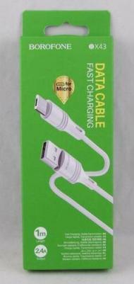 Кабель USB 2.0 A (m) - USB Type-C (m) 1м BX43 CoolJoy - Белый