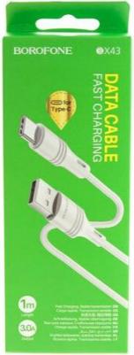 Кабель USB 2.0 A (m) - USB Type-C (m) 1м BX43 CoolJoy - Белый – фото 7