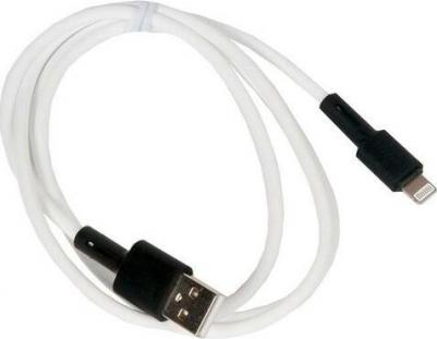 Кабель USB BX31 для Lightning, 2.4А, длина 1м, белый