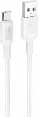 Кабель USB-USB Type-C, 3А, 1 м, белый, BX111 (6941991115097) – фото 1