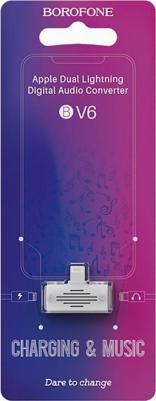 Переходник BV6 Comfortable, Lightning - Dual Lightning White