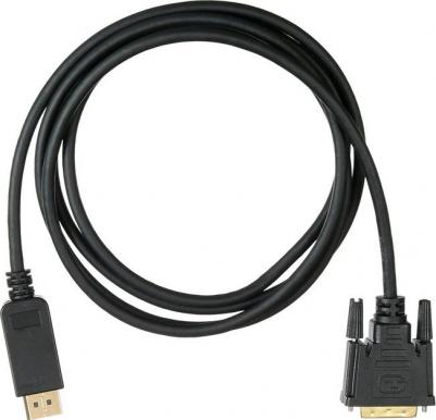 Кабель аудио-видео 11v DisplayPort (m)-DVI-D (m) 2м контакты позолото черный – фото 2