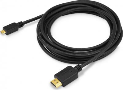 Кабель аудио-видео HDMI (m)-Micro HDMI (m) 3м черный – фото 6