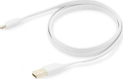 Кабель BHP MICROUSB 1M FLAT micro USB B (m) USB A(m) 1м белый плоский – фото 7