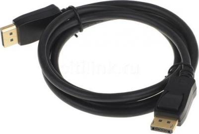 Кабель Display Port BU-DP-v1.4-1.5m, DisplayPort (m) - DisplayPort (m), GOLD, 1.5м, черный