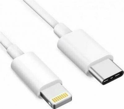 Кабель Lightning (m) - USB Type-C (m), 1м, 3A, белый [pd18w] – фото 5