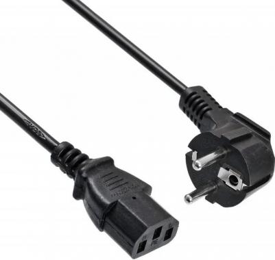 Кабель питания BU-PCAB-1.8-16A, IEC C13 - Евровилка, 1.8м
