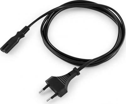 Кабель питания BU-PCAB-1.8-2PIN, IEC C7 (2-pin) - Евровилка, 1.8м