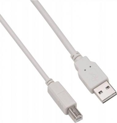 Кабель Reversible USB A(m) USB B(m) 1.8м серый плоский – фото 5