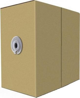 Кабель сетевой UTP, cat.5E, 305м, 4 пары, 0.50мм, 0.50мм, медь, одножильный, 1 шт, серый – фото 1