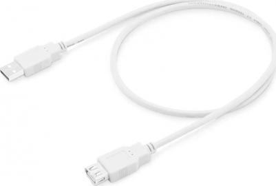 Кабель-удлинитель USB2.0-AM-AF-0,75M USB A(m) USB A(f) 0.75м белый