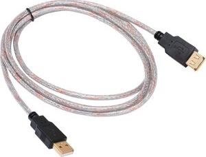 Кабель-удлинитель USB2.0 USB2.0-AM-AF-S, USB A(m) - USB A(f), GOLD, 1.8м