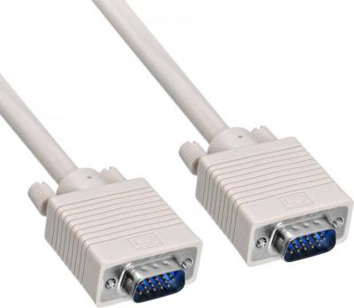 Кабель-удлинитель VGA CAB015S-06, VGA (m) - VGA (f), ферритовый фильтр, 1.8м, серый – фото 5