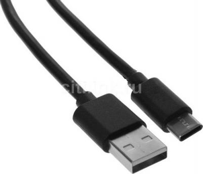 Кабель USB Type-C (m) - USB A (m), 1м, 3A, черный [bu-usb-ac-1m] – фото 1