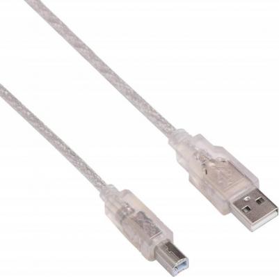 Кабель USB2.0-AM/BM-3-TRANS USB A(m) USB B(m) 3м прозрачный – фото 9