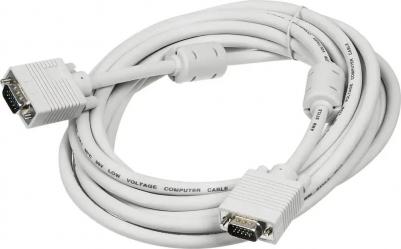 Кабель VGA-VGA, M-M 5м White – фото 4