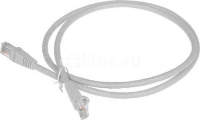 Патч-корд литой, UTP, cat.6, 10м, 4 пары, 24AWG, алюминий омедненный, 1 шт, серый – фото 1