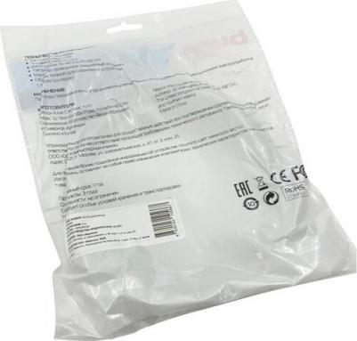 Патч-корд UTP 4 пары cat6 CCA molded 3м серый RJ-45 (m)-RJ-45 (m) – фото 1